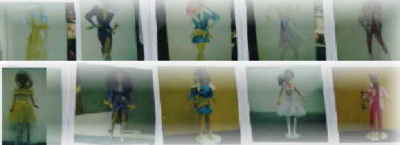 Polaroid of the original sketches and prototypes of 5 On Stage Fashions Polaroid of the original sketches and prototypes of 5 On Stage Fashions